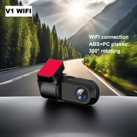 Caméra embarquée WiFi 2.4G FHD 720P 2026 avec surveillance de stationnement 24H, boîte noire, résistance aux hautes températures, plastique+ABS