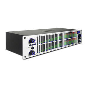 Ecualizador Digital Profesional Plateado 2U EQ Estéreo con Pantalla de Espectro Gráfico Dual de 31 Bandas - Product Image 2