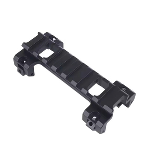 Adaptateur de montage en aluminium CNC sur mesure pour optique extérieure, queue de cygne vers 20 mm, finition anodisée noire - Product Image 3