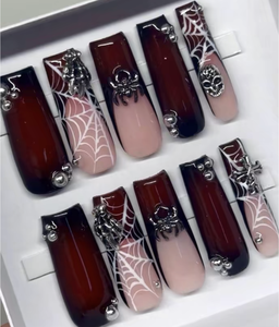 <span class=keywords><strong>Verano</strong></span> nuevo diseño alta calidad hecho a mano prensa Ons <span class=keywords><strong>uñas</strong></span> artificiales largo cuadrado 3D flores prensa en las <span class=keywords><strong>uñas</strong></span> - Product Image 6