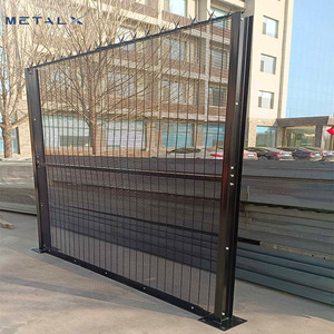 Grillage soudé 358 durable enduit de poudre de Metalx 2.1m 2.4m clôturant la sécurité anti-montée avec la lame de fil de <span class=keywords><strong>fer</strong></span> barbelé - Product Image 5
