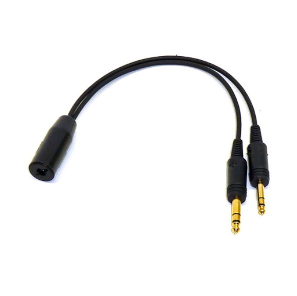 Accessory Air Helicopter U174 TP120 NX01 to Dual General Aviation Socket Adapter