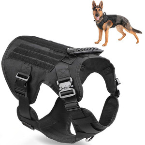 Chaleco Táctico para Perro, Talla Mediana a Grande, Nailon Impermeable, Arnés de Entrenamiento para Uso en Exteriores - Product Image 1