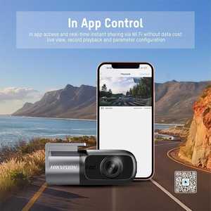Cámara para Coche <span class=keywords><strong>HIKVISION</strong></span> 2K con Sensor G, DVR Inalámbrico, Visión Nocturna, Wi-Fi, <span class=keywords><strong>Grabador</strong></span> de Conducción, Caja Negra, Seguridad Vial - Product Image 6