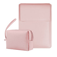 Sac intérieur en cuir PU léger et portable pour ordinateur portable 13,3 pouces avec support et tablette, modèle Pro 14 pouces