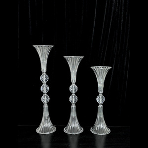 Décoration de mariage Cristal acrylique transparent Support de fleurs de mariage Pièce centrale pour table de mariage - Product Image 2