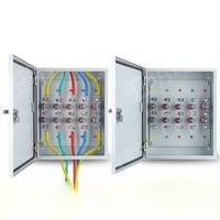 Boîtier de distribution étanche IP65 avec bornier à bande de cuivre et séparateur de câbles pour boîtiers d'instruments électroniques