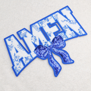 Manufactory Wholesale Patches Embroidered <b>Large</b> Chenille Patches Easter Chenille Patches Iron On - Product Image 1