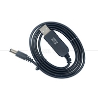 Hochwertige Powerbank USB 5V zu 12V 9V DC 5,5*2,1mm Klinkenstecker Step-up Booster Netzteil WLAN-Router Kabel