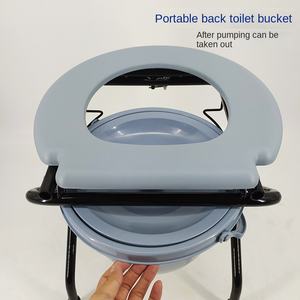 Sgabello Pieghevole Leggero per Anziani e Donne in Gravidanza, Ausilio per <span class=keywords><strong>WC</strong></span> di Classe I per Uso Clinico - Product Image 2