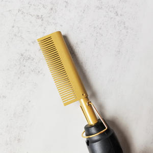 Planchas Planas Personalizadas Más Populares 450F Peine Caliente para Alisar el Cabello Rápido Rizado Automático 500F Hotcomb Private Label Blind - Product Image 5