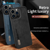 Étui de téléphone en cuir PU soyeux iExplore Sheep pour iPhone 17 Pro Max Oppo Find X8 Realme 12 1+13 Vivo X200 Honor X8B X9A