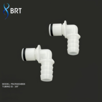 Raccords rapides à barbillons non-valvulés BRT 1/4'' 3/8'' pour tubes, accouplements rapides en plastique pour boissons