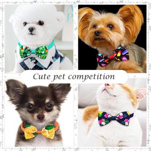Collier pour animaux de compagnie en polyester de luxe, multicolores, à la mode, avec rubans, pour chats et chiens - Confortable et réglable, vente en gros - Product Image 3