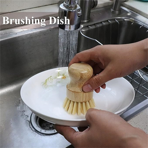 <span class=keywords><strong>Porte</strong></span>-<span class=keywords><strong>savon</strong></span> et brosse de nettoyage en bambou avec poils en <span class=keywords><strong>sisal</strong></span> et chanvre, design moderne et écologique - Product Image 3