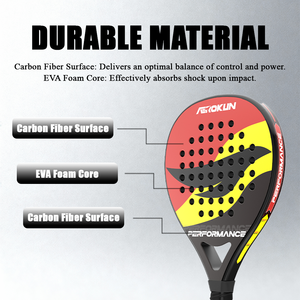 Customized Tear Drop 3k12k18k Carbon <strong>Paddle</strong> Racket Carbon Padel Racke <strong>Paddle</strong> Padel Racket - Product Image 3