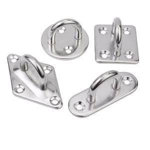 304 panneau d'oeil en acier inoxydable de qualité marine pour voile d'ombre de bateau M5 M6 M8 M10 boucle de pont agrafe <span class=keywords><strong>crochet</strong></span> Pad fixations de montage bateau - Product Image 1