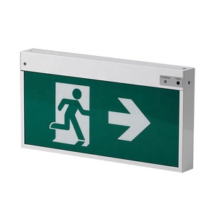 Luz de salida LED de emergencia de aluminio de bienvenida OEM ODM con señal de flecha para interiores y exteriores 220V para edificios Camping - Product Image 5