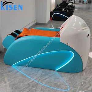 Cama de Champú Eléctrica Kisen para Masaje Corporal y Lavado Automático del Cabello, de Lujo, para Salón de Belleza y Barbería - Product Image 6