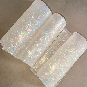 แผ่นพีวีซีสีขาวมุกสำหรับทำกิ๊บติดผมและหวี วัสดุตกแต่ง - Product Image 3