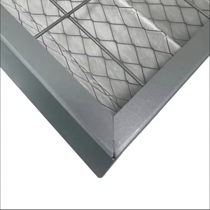 段ボールフレームAHU HVAC炉Merv 8プリーツ前フィルターパネルフィルター中OEM - Product Image 5
