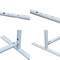Supports de bannières en tissu tendu PVC pour expositions, salons professionnels, stands de présentation extensibles