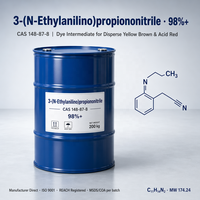 Éthyl Cyanoéthyl Aniline CAS 148-87-8 98,8% C11H14N2 Intermédiaire de Synthèse Organique Matière Première Chimique pour Colorants 200kg/tambour