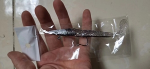 Esca per pesci in piombo singolo cappuccino per esche in PVC morbido per trote e matite da pesca fluviali e ruscello - Product Image 2