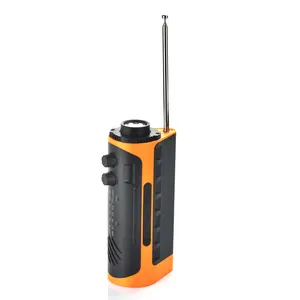Многофункциональный ручной радиоприемник со светодиодными фонариками, SOS-сигнализация, зарядное устройство для сотового телефона, AM/FM/NOAA-радио