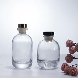 Trong suốt hình trụ Frosting rượu nước ép trái cây nước giải khát Chai <span class=keywords><strong>200ml</strong></span> 250ml 300ml 375ml 500ml hình dạng phẳng cho đồ uống - Product Image 3