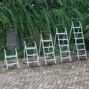 Escalera Plegable Tipo A para el Hogar, Escalera Portátil para Interiores, Antideslizante y Reforzada, Multifuncional, para Almacenes y Pequeños Comercios - Product Image 1