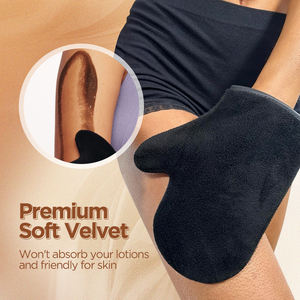 Gommage corporel Massage <span class=keywords><strong>Appliquer</strong></span> Huile Essentielle Éponge Flocage Huile De Bronzage <span class=keywords><strong>Appliquer</strong></span> Gants De Pouce <span class=keywords><strong>Gant</strong></span> <span class=keywords><strong>Autobronzant</strong></span> - Product Image 3