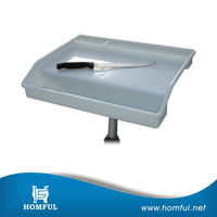 HOMFUL tekne fileto kartı yem kesme tahtası deniz aksesuarları tüm kaynaklı alüminyum Hardtop balıkçı teknesi yem kurulu