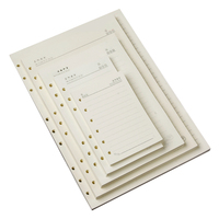 Lose Blätter A5 Papier, Kariert Blanko Liniert Gepunktet Notizbuch-Einlagen, B5 A6 A7 A4 Notizbuch-Refill