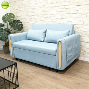 Wholesale Modern 2 Seat <strong>Sofa</strong> Convertible <strong>Sofa</strong> Come <strong>Bed</strong> for Living Room Furniture <strong>Pull</strong> <strong>Out</strong> <strong>Sofa</strong> <strong>Bed</strong> Linen Fabric Loveseat T073 - Product Image 5