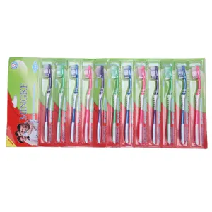 Sales of adult toothbrushes, 12 sets of toothbrushes used in sauna