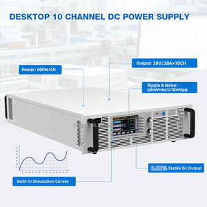 Fuente de Alimentación Programable Aislada de 10 Canales, 0-30V 0-20A, Ajustable, Bajo Ruido, Alta Precisión, Tamaño Compacto - Product Image 3