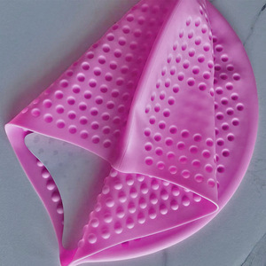 Bonnet de bain en silicone avec trous, protection des oreilles, extra large, unisexe, pour la natation et les sports nautiques - Product Image 3