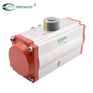 AT-75 90 180 degree Spring Return double shaft pneumatic servo rotary electric Cylinder actuator