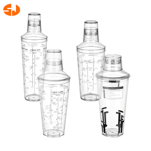 Nhà Máy bán hàng trực tiếp cao Leak-proof nhựa Cocktail <span class=keywords><strong>Shaker</strong></span> cup với đo lường quy mô-Lý tưởng cho nhà và <span class=keywords><strong>Bar</strong></span> sử dụng - Product Image 6