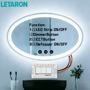 Nouveauté : Lumières LED à température de couleur <span class=keywords><strong>10</strong></span>%-100%, interrupteur tactile intelligent à trois touches, gradation CCT, capteur tactile pour l'éclairage de miroir de salle de bain - Product Image 1