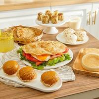 Nouveau système industriel automatique de mélange et d'étalage de pâte à paratha multicouche haute capacité 220/380V 12M de longueur Anhui