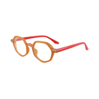 Monturas de Gafas de Acetato con Diseño Hexagonal Geométrico, Gafas Ópticas de Moda Únicas, Venta al Por Mayor