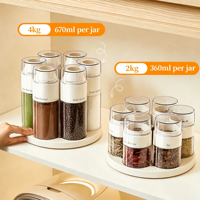 Boîte de Stockage Thé Sucre Grain de Café Verre Borosilicate Blocage UV Vide Scellé Hermétique Frais Grand Récipient Fermentatio