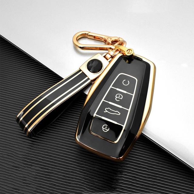 Car Key Cover Case Shell Holder Keychain Accessories for Geely Coolray Atlas Boyue NL3 Emgrand X7 EX7 SUV GT GC9 Borui
