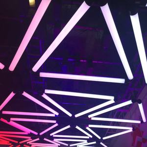 Lampu kinetik led sistem lampu RGB, lampu tabung warna bermotor oleh kerekan DMX - Product Image 1