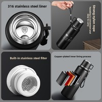 Bouteille Isotherme Grande Capacité 800ML en Acier Inoxydable 316 pour Camping et Sport, Isolation Sous Vide 12-24 Heures, Vente Chaude Usine OEM