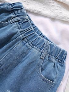 Shorts en jean déchirés personnalisés pour garçons, commande en gros, échantillon en 7 jours |   En stock dans l'entrepôt d'outre-mer |   Prix de liquidation - Product Image 6
