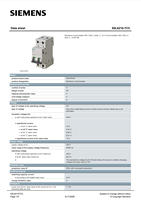 SIEMENS Großhandel 5SY6 C10 2P 6KA 48V-250V 50/60Hz 10A BCD Kurve C DIN-Schienen-Leitungsschutzschalter CE-Zertifiziert Mini-Leitungsschutzschalter