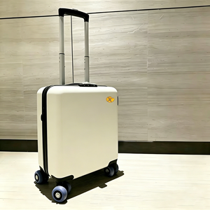 <span class=keywords><strong>Valise</strong></span> de voyage durable résistante aux rayures avec <span class=keywords><strong>roulettes</strong></span> silencieuses et poignée réglable, sac de <span class=keywords><strong>cabine</strong></span> léger - Product Image 3